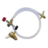 Mangueira Transferidor De Gás Botijão 13kg Para 2kg Com Adaptador P13
