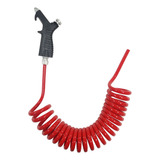 Mangueira Tubo Espiral 8mmx3m Pistola Ar Comprimido Limpeza