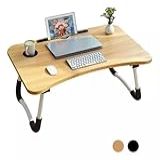 ManiaCompleta Mesa Portátil Para Notebook Até 15 6 Polegadas Com Porta Copos Porta Tablet Estrutura Antideslizante Dobrável Portátil Bandeja De Colo Home Office Estudo Trabalho Remoto Cama Sofa