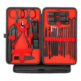 Manicure Kit Profissional Completo Alicate Unha Pinça 24pçs