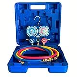 Manifold Analógico Com Maleta R410a- R22- R134a E R404a