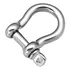 Manilha Balão 6mm Inox 316 Tipo Ferradura Lancha Barco