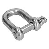 Manilha De âncora De Anel D De Aço Inoxidável Conector De Corrente De Pino De Parafuso Ferramenta De Elevação De Terreno Marinho Com Grande Capacidade De Carga Para Petróleo