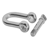 Manilha Inox Reta Com Pino 16mm Reforçada Barcos Lanchas