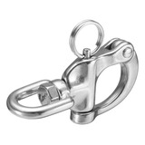 Manilha Orca Inox Com Destorcedor 90mm Nautico Barco