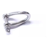 Manilha Torcida Inox 4mm Para Embarcações