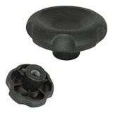 Manípulo Fêmea Knob Termoplástico 45 Mm - M8 Com 25 Peças
