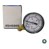 Manômetro 25bar 400psi 3820 1 4   Genebre