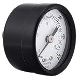 Manômetro Compacto De 0 20 Bar 0 300 Psi Para Combustível Ar óleo água Líquida Com Revestimento Metálico Protetor