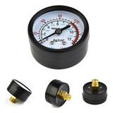 Manômetro Compressor Pressão De Ar 1/4 180 Psi Profissional