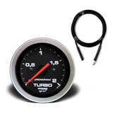 Manômetro Cronomac Pressão Turbo 2kg Sport Kit Instalação