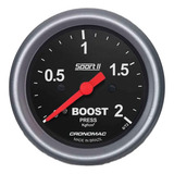 Manômetro Cronomac Pressão Turbo 60mm Mecânico 2kg Sport Ii
