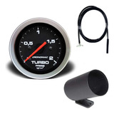 Manômetro Cronomac Turbo 2kg Sport Kit Instal T 2 5m Copo
