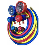 Manometro De Ar Condicionado Completo R134a Mangueira 2 5