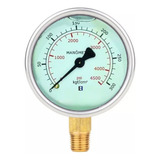 Manômetro De Pressão Com Glicerina 0 A 300 Bar 4500 Psi