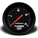 Manômetro De Pressão Turbo Mecânico 52mm 4kg Street Cronomac