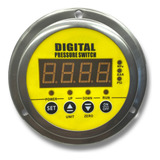 Manômetro Digital 12v Acionado A Rele Pressão 16bar Axial