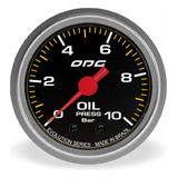 Manômetro Evolution Oil 10 Bar 66 7mm