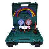 Manômetro Manifold Ar Condicionado Automotivo R134 C Maleta