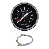 Manômetro Pressão De Óleo Kit Instalação 52mm Scania