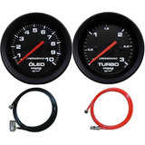 Manômetro Pressão Óleo E Turbo 3kg Caminhão 60mm