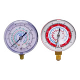 Manômetro Refrigeracão Manifold Baixa E Alta R134 R22 R404