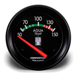Manômetro Termômetro Elétrico 60mm Água Ss Cronomac