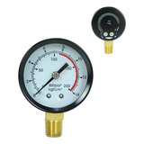 Manômetro Vertical Para Compressor 200 Psi Rosca 1 4 Macho