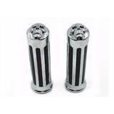 Manopla 1 Polegada 25mm Caveira Cromada Harley Davidson
