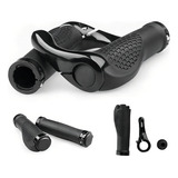 Manopla Anatômica Com Bar Ends Confort De Guidão Bicicleta Cor Preto