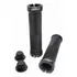 Manopla Bike Mtb Com Trava Bicicleta Punho Anel Preto Tsw