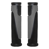 Manopla Bike Punho Bicicleta Mtb 130mm Preto cinza Elleven Cor Cinza