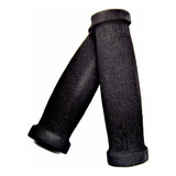 Manopla Bike Punho Espuma Preto Super Confortável Par