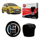 Manopla Bola De Cambio Fiat Punto/linea Preto Anel Cromado