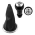 Manopla De Cambio + Coifa Citroen C3 Preta C/cromada 2005 2006 2007 2008 2009 2010 2011