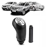 Manopla De Câmbio Preta Para Sandero Logan Megane Duster Fluence