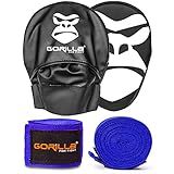 Manopla De Foco   Aparador De Soco Muay Thai Boxe   Faixa De Mao Boxe   Bandagem Atadura   Gorilla