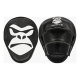 Manopla De Foco Aparador De Soco Muay thai Boxe Gorilla Cor Preto