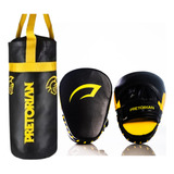 Manopla De Foco Boxe Muay Thai Pretorian Gym par 