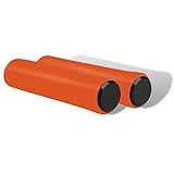 Manopla Punho Para Bike MTB GTA Espuma Gel Silicone Laranja