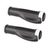 Manopla Tsw Anatômica Com Anel E Trava Branca Mtb Bike