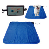 Manta Aquecedora Elétrica Gatos Cachorros Pets 110v Azul