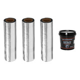Manta Asfáltica Auto Adesiva 60cm kit C 03 Primer 3 6l