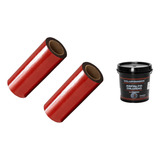 Manta Asfáltica Terracota kit 02 Un 10cm X 10m Primer