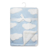 Manta Baby Com Sherpa Mantinha Naninha Cobertor Bebe Camesa