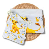 Manta Bebê 100x80 Naninha Personalizada 2 Prendedor Chupeta