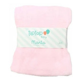 Manta Bebê Menina Rosa Microfibra Cobertor Tip Top Cor Rosa Tamanho Único