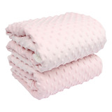 Manta Cobertor Bebê Soft Pipoquinha Com Sherpa 100cm X 72cm