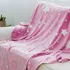Manta Cobertor Casal Brilha No Escuro Estampado Estrela Rosa Infantil Fluorescente Macia 2 00m X 1 80m Neon Theovitex
