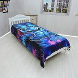 Manta Cobertor Stitch Solteiro